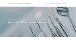 Desktop Screenshot of cdastructuredinterview.com